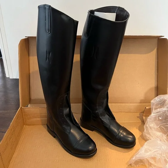 NIB Devon Aire Nouvelle Classic Pull On English Dressage Field Boot #655 SZ 6 - Picture 3 of 5